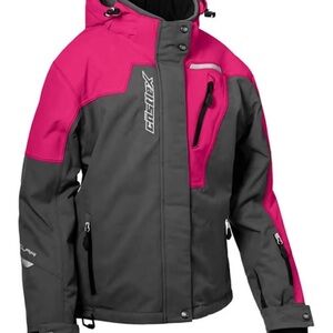 Castle X Women's Polar G2
Jacket (Charcoal/Rose - X-Large) Snowmobile Jacket